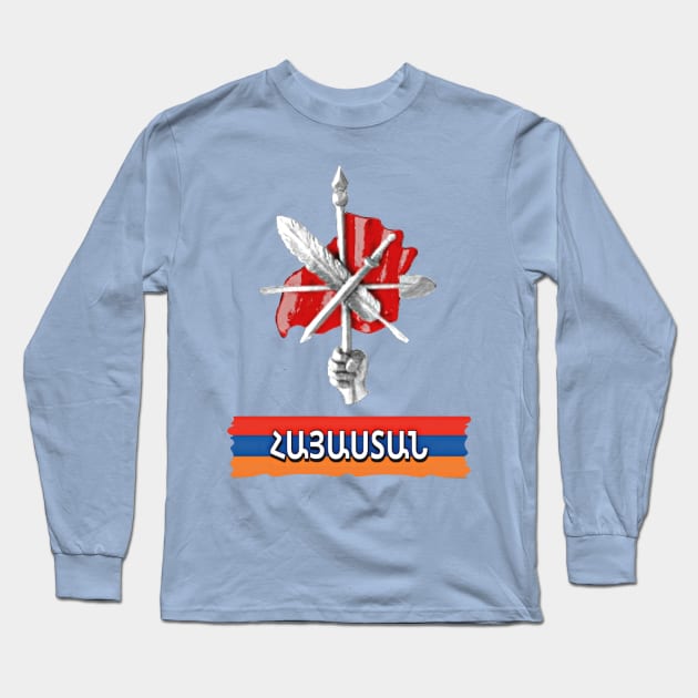 Armenian Zenatrosh (ARF) Long Sleeve T-Shirt by doniainart